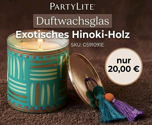 Partylite duftwachsglas - partylite,
