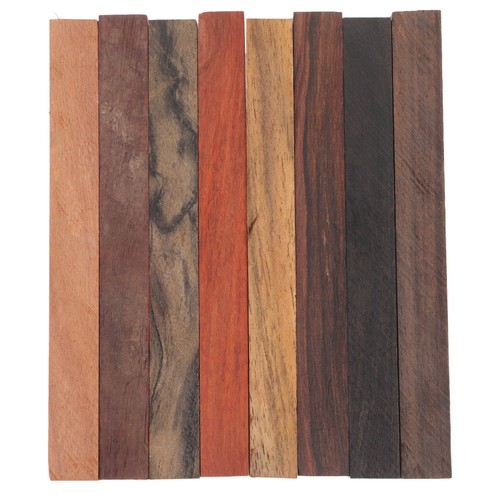 8stücke exotisches holz - 8stücke,