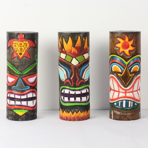 3er set tiki maori - tiki,